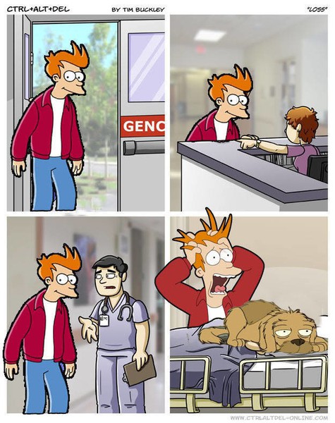 Мем Loss с героями Футурамы