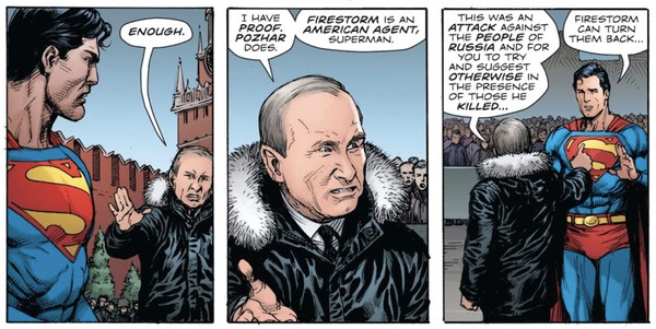 Путин в комиксе DC